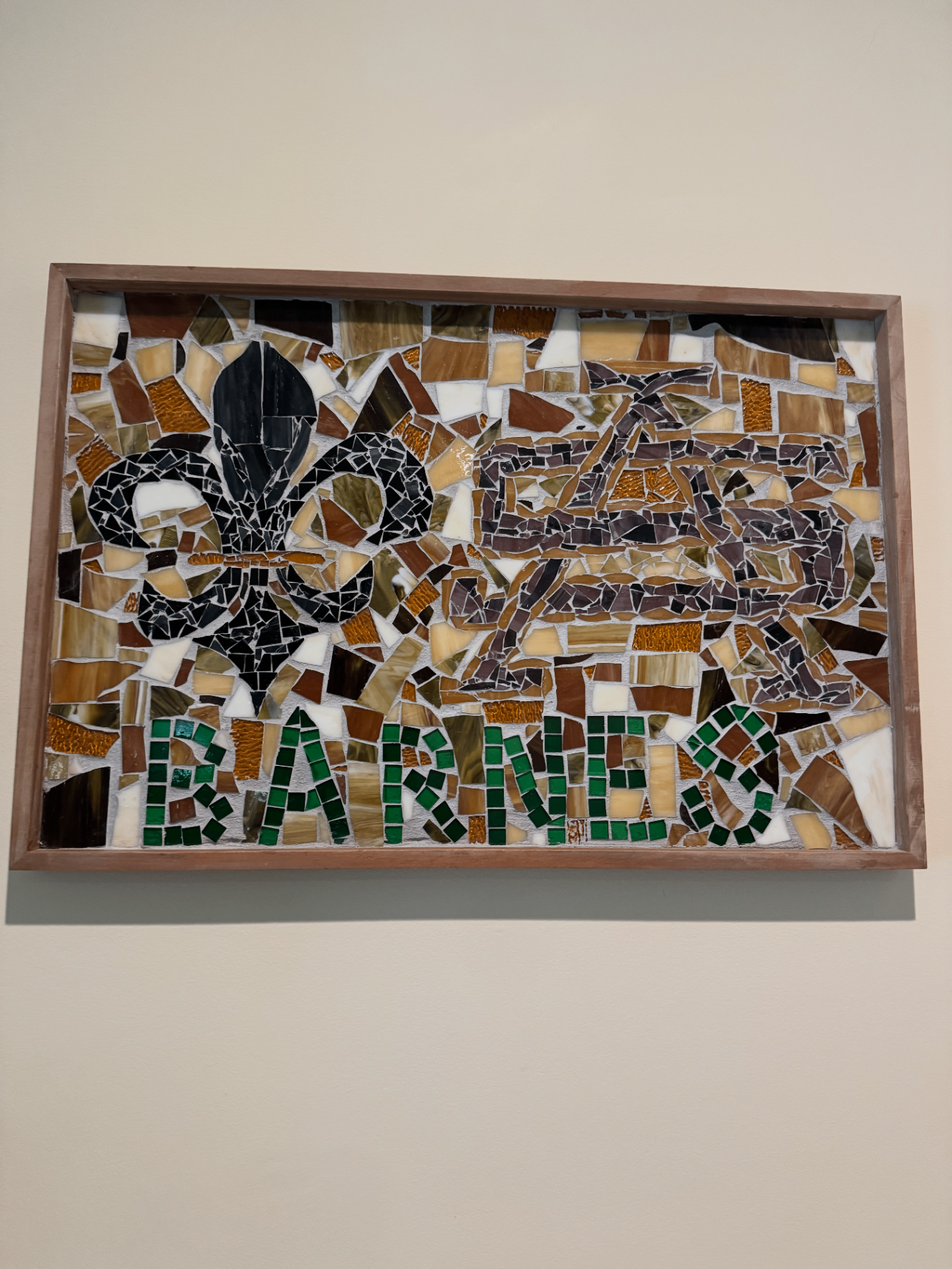 Banyan, a commissioned mosaic artwork installed in a Garden District home.